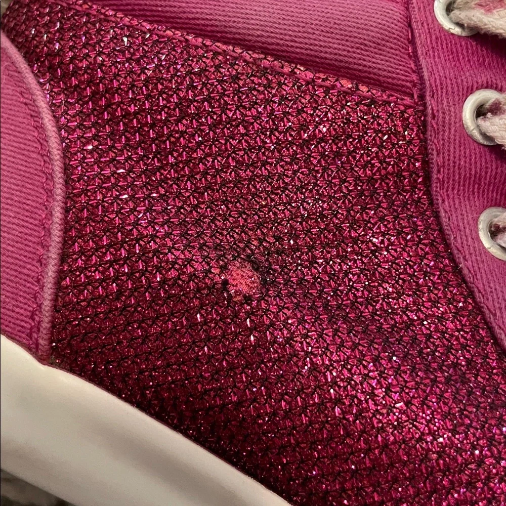 2016 Gymboree “Back to Blooms” Sparkle Sneakers, Size 13